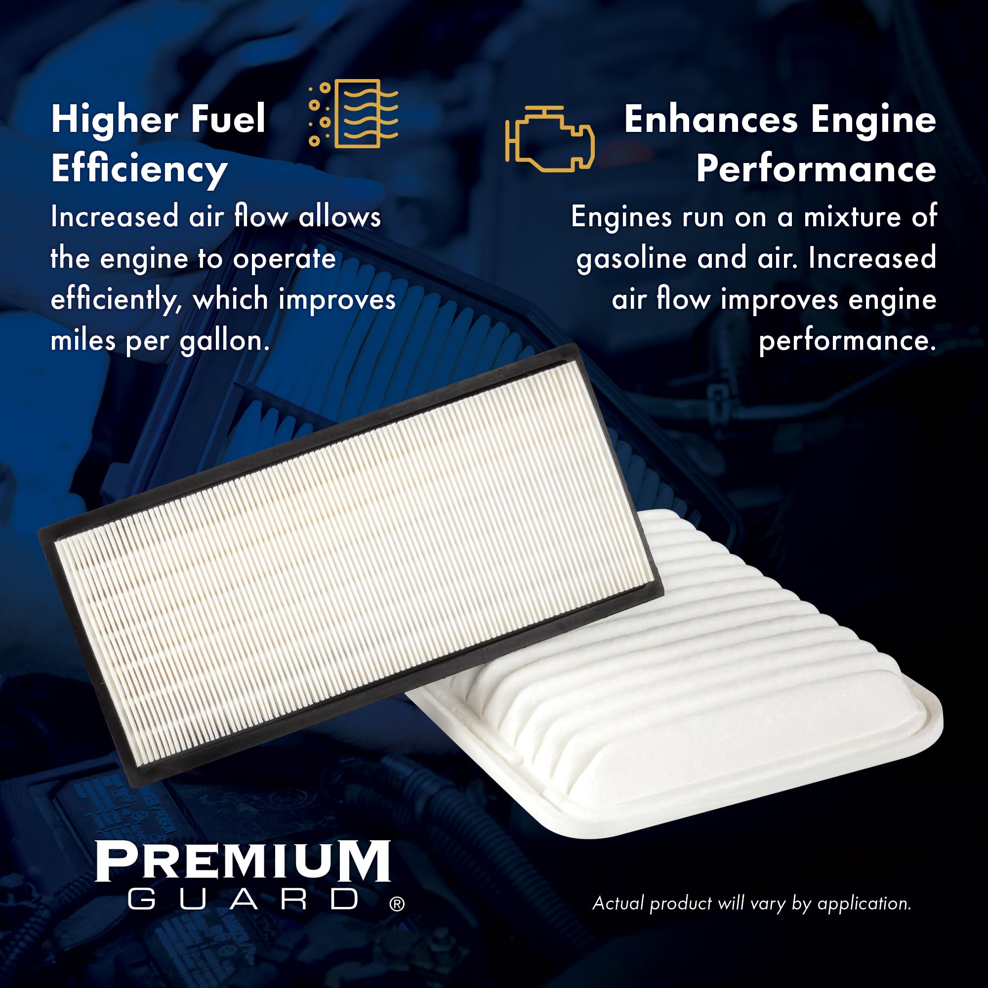 PG Engine Air Filter PA99209 - Compatible with 2017-2025 Chrysler Pacifica, 2020-2025 Voyager, 2021-2025 Grand Caravan | High-Performance Engine Air Filter for Improved Fuel Efficiency & Engine Protection | Perfect for Daily Commutes & Road Trips