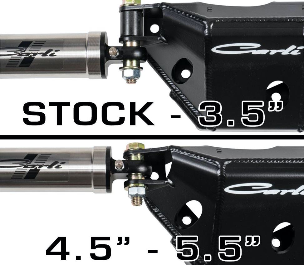 2005-2022 Ford F-250 F-350 Carli Low Mount Steering Stabilizer Kit - Heavy-Duty Off-Road Performance for Trucks & Towing