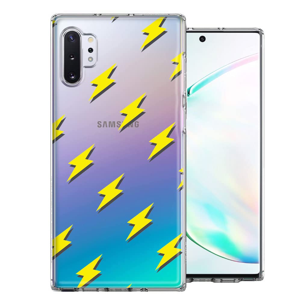 Samsung Galaxy Note 10 Plus Phone Case - Electric Lightning Bolts Design Double Layer Protective Cover | Shockproof & Scratch Resistant for Daily Use, Travel & Outdoor Activities