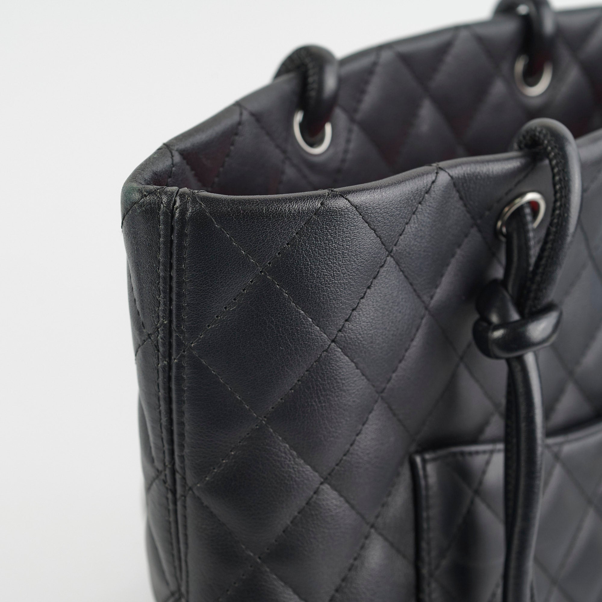 Chanel Cambon Small Tote Bag for Women - Luxury Leather Shoulder Handbag - Perfect for Work, Travel & Everyday Use