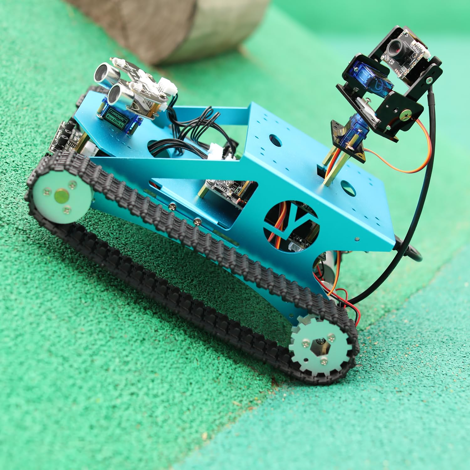 Yahboom AI Robot Kit with Raspberry Pi 4B (4GB) - Programmable Smart Tank Chassis, Camera Starter Kit for Python Coding, DIY Robotics & STEM Projects for Adults 16+ | Perfect for Home Automation, STEM Education & AI Learning