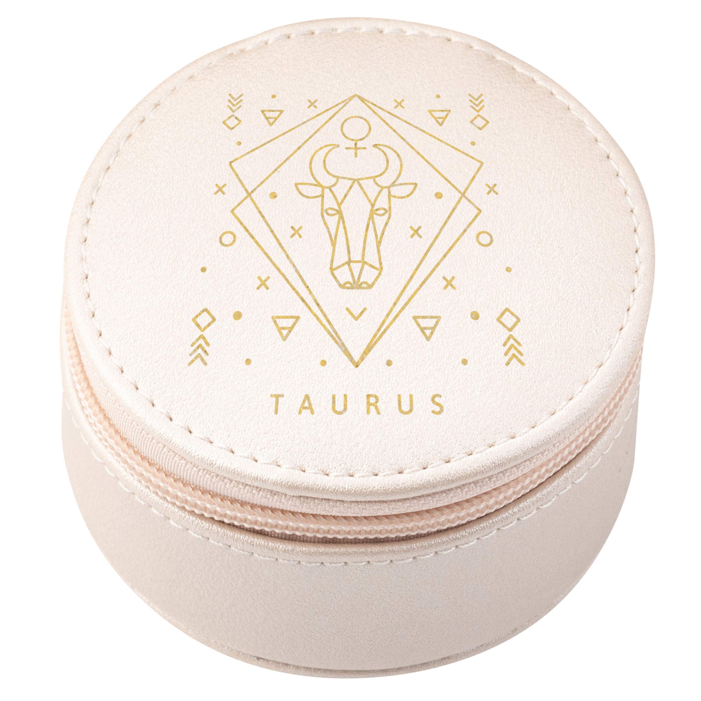 Karma Gifts for Taurus - Zodiac Inspired Travel Round Necklace for Women | Perfect Birthday Gift & Spiritual Jewelry for Travel Lovers