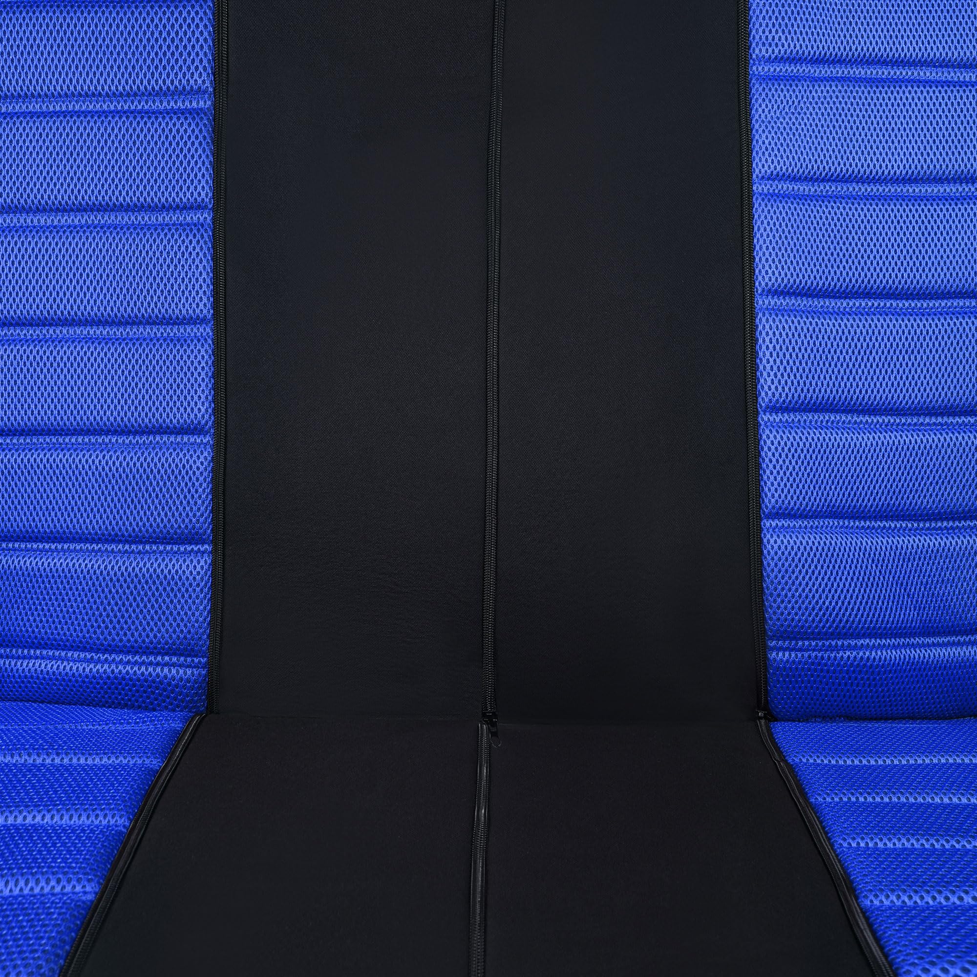 Premium 3D Air Mesh Car Seat Cover for Back Seat - Universal Fit Split Bench Rear Seat Protector for Dogs & Kids | SUV, Sedan, Van Interior Accessories | Perfect for Road Trips, Pet Travel & Family Commuting