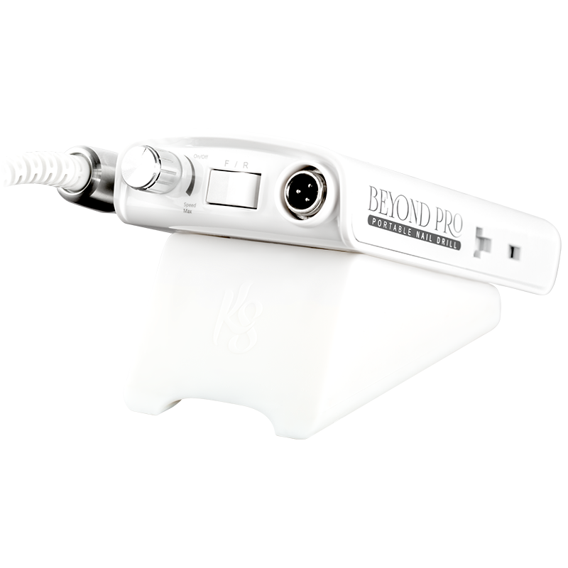 Professional Portable Nail Drill Machine - Electric Manicure Pedicure Kit for Home & Salon Use | Cordless Nail File with 6 Bits & LED Light | Perfect for Gel Polish Removal, Acrylic Nails & Nail Art