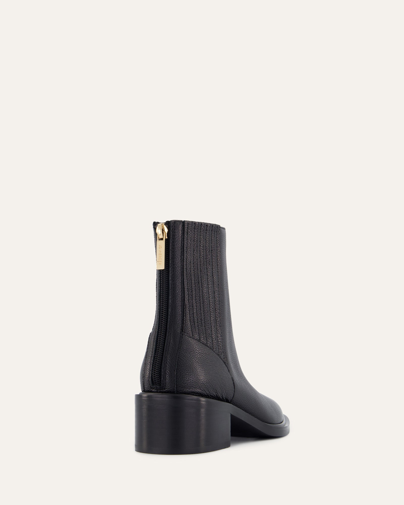 Mason Flat Ankle Boots for Women - Black Leather Chelsea Boots with Side Zipper | Comfortable Casual & Work Shoes for Office, Travel and Everyday Wear