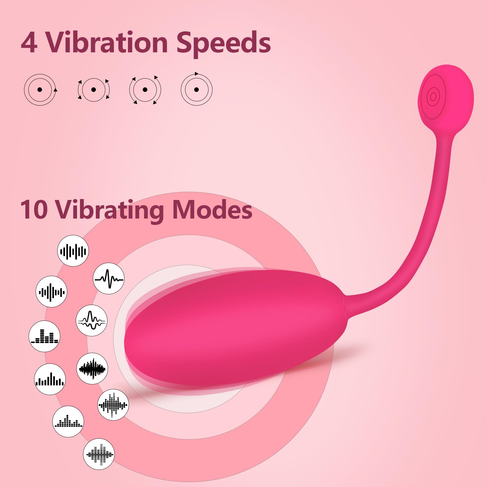Premium Remote Control Clitoral Vibrator & Anal Plug - 10 Vibration Modes, LCD Display, Rechargeable - Perfect for Couples Play, G-Spot Stimulation & Sensual Exploration - Ideal Gift for Women, Girlfriend, Birthday & Anniversary