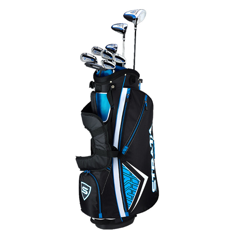Callaway Strata 12-Piece Left Handed Men's Complete Golf Club Set - Perfect for Beginners & Intermediate Golfers | Driving Range & Course Play