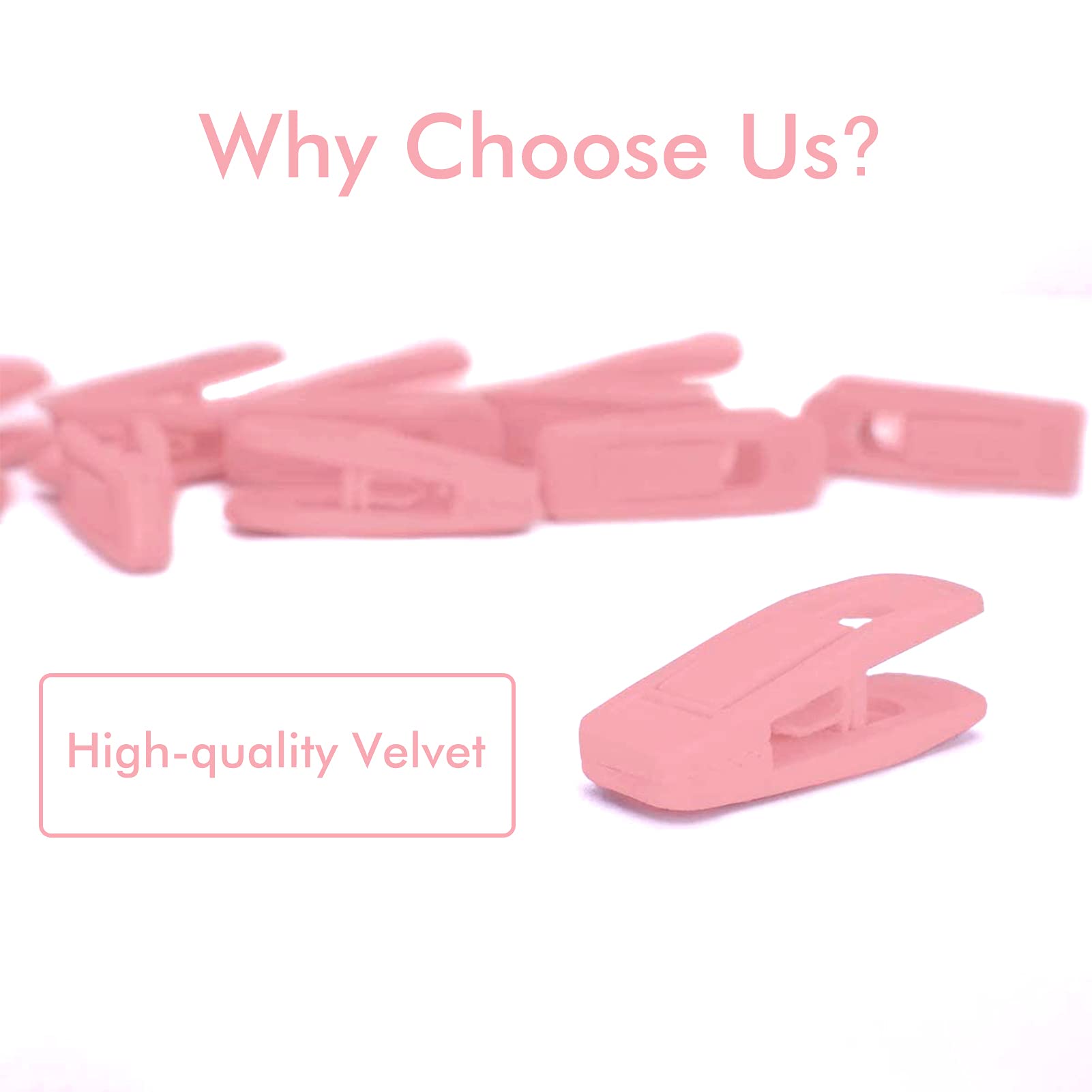 Blush Pink Velvet Hangers with Clips - 20 Pack Strong Non-Slip Pants Hangers for Delicate Clothing | Perfect for Wardrobe Organization, Closet Storage & Travel Use