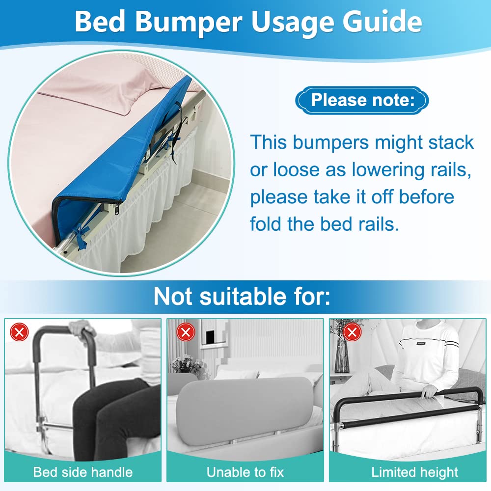 **Bed Safety Rails for Seniors - 48