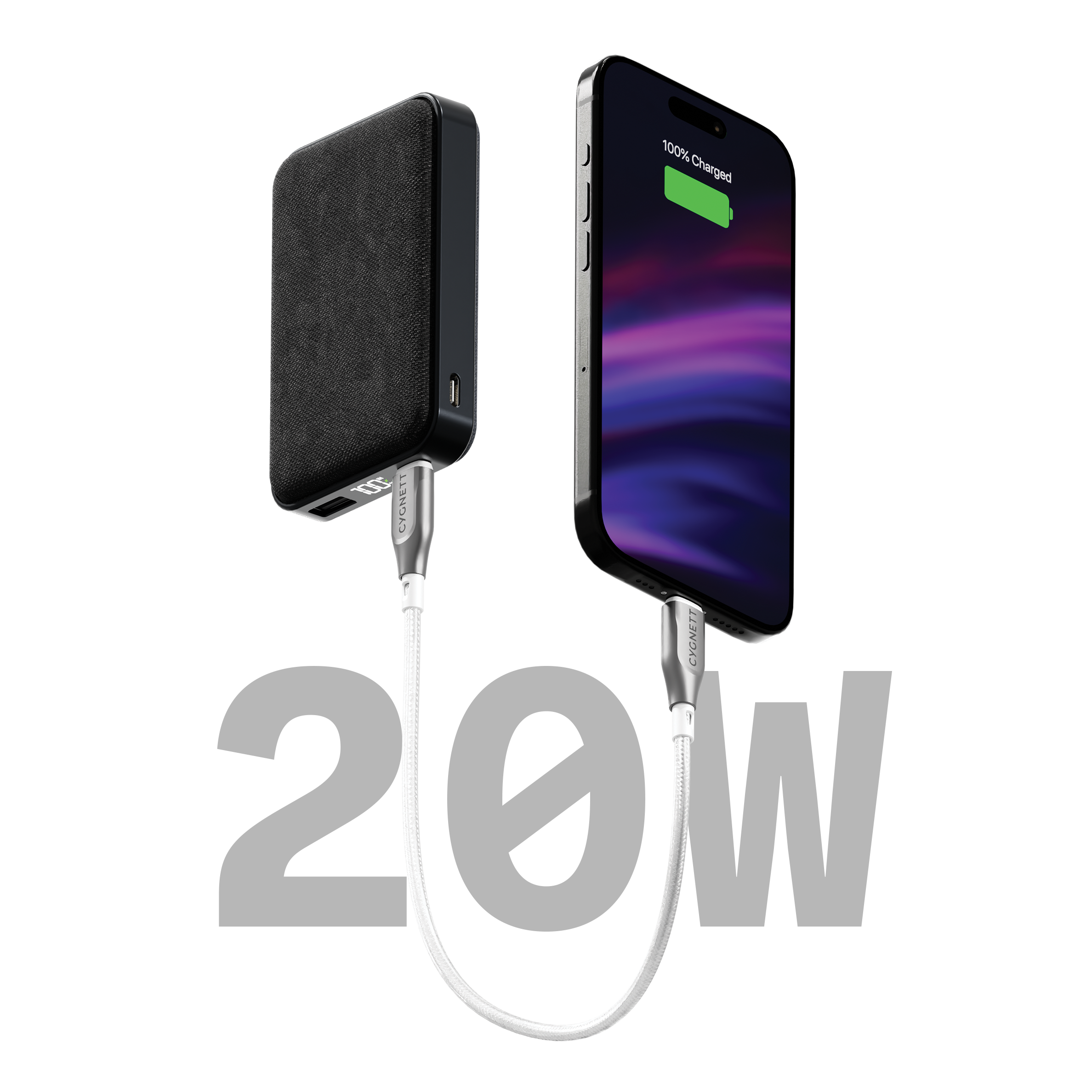Portable 10000mAh Power Bank - Ultra-Compact & Fast Charging for iPhone, Android, Samsung - Perfect for Travel, Camping & Emergency Backup