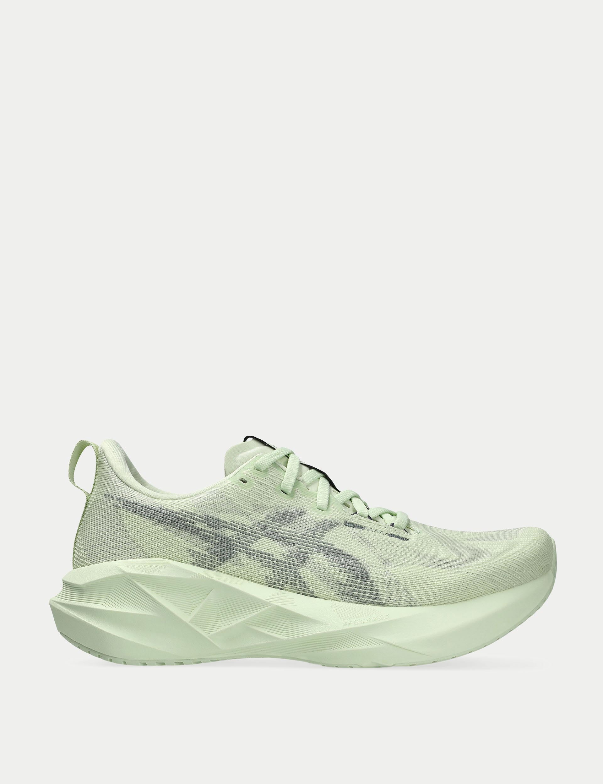 ASICS Novablast 5 Running Shoes for Men - Whisper Green/Monument Blue | Lightweight Cushioned Sneakers for Jogging, Gym Workouts & Daily Walking