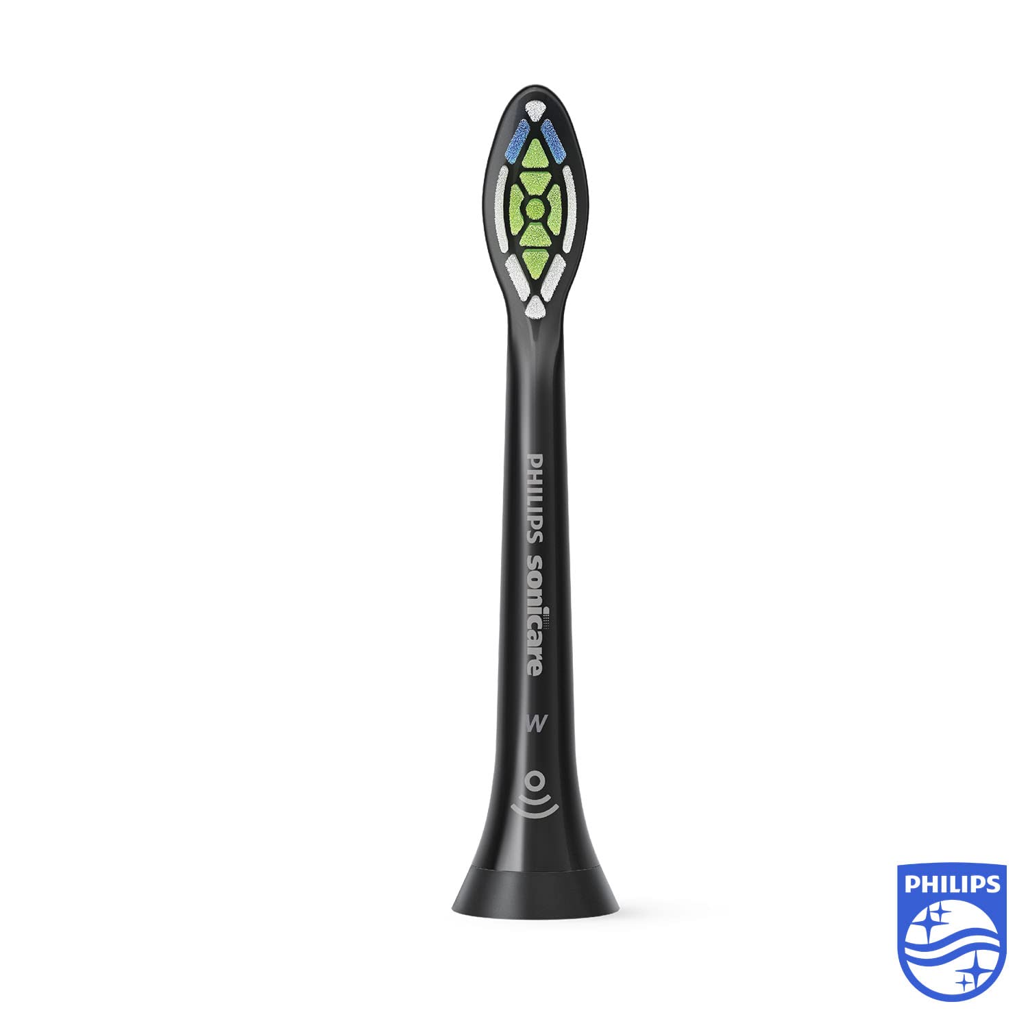 Philips Sonicare W2 Optimal White Replacement Toothbrush Heads - 4 Pack for HX Series Electric Toothbrushes | Deep Cleaning & Whitening | Perfect for Travel & Daily Oral Care