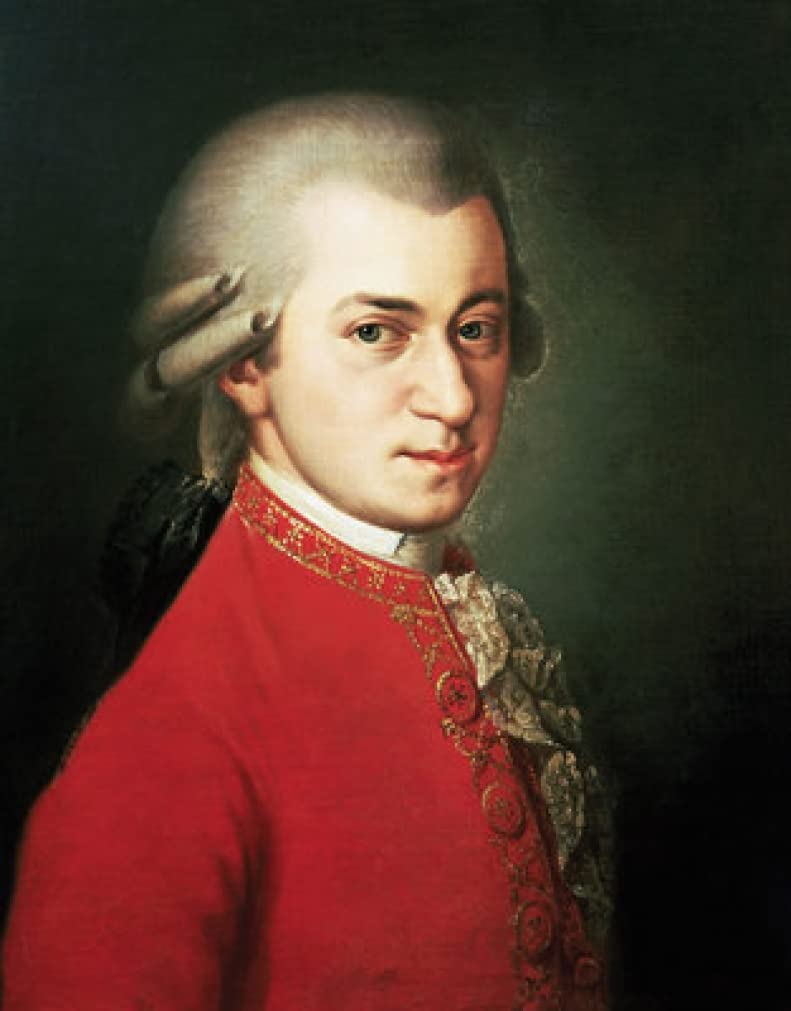 Torrent Town Wolfgang Amadeus Mozart 18X24 Metal Wall Art Print - Vintage Music Decor for Living Room, Bedroom & Office - Rare Classical Composer Poster #TTG522754