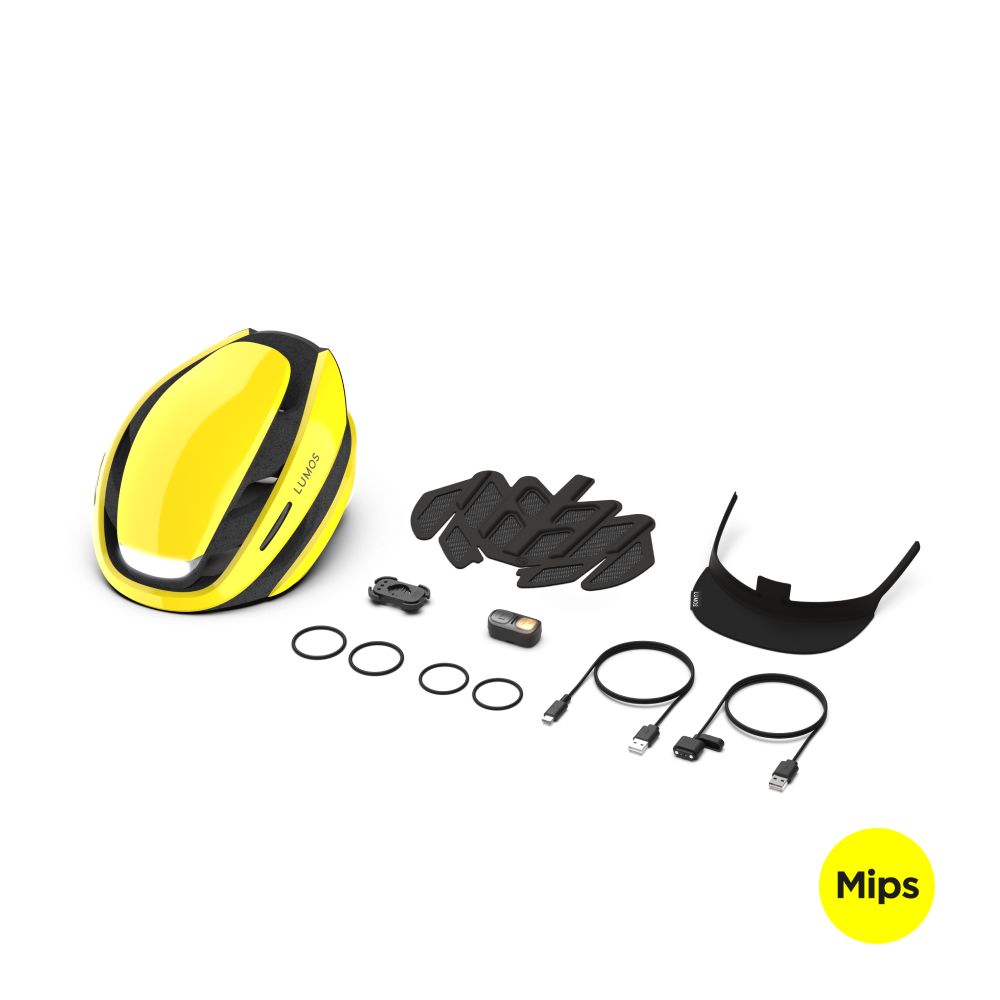 Lumos Ultra Bike Light - High Visibility LED Cycling Light for Night Riding, Waterproof & Rechargeable - Perfect for Road Bikes, Mountain Bikes & Commuting