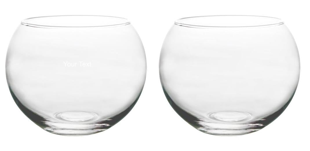 BarConic® 48 oz Tropical Fish Bowl Glass - Unique Decorative Drinking Glass for Cocktails, Smoothies & Party Drinks - Perfect for Themed Parties, Home Bars & Tropical Decor