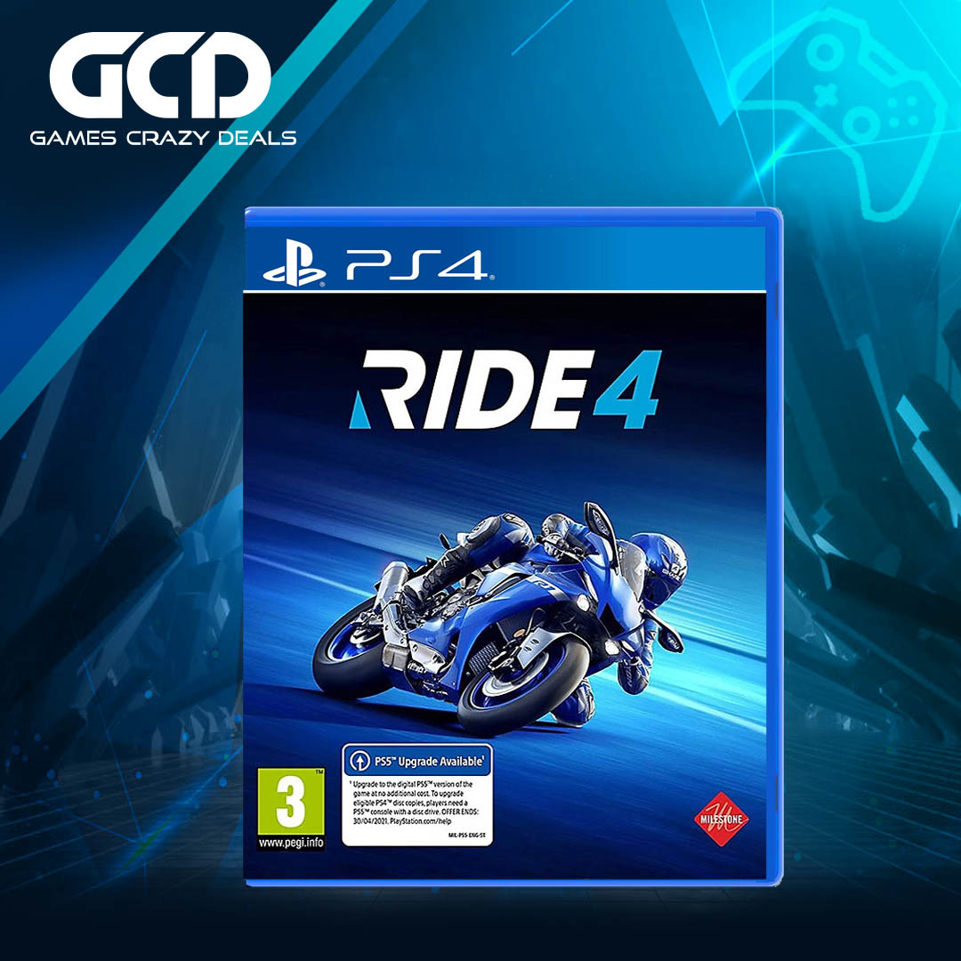 Ride 4 PS4 Game - Realistic Motorcycle Racing Simulation for PlayStation 4 | Experience Thrilling Bike Races & Customization | Perfect for Racing Enthusiasts & Gamers