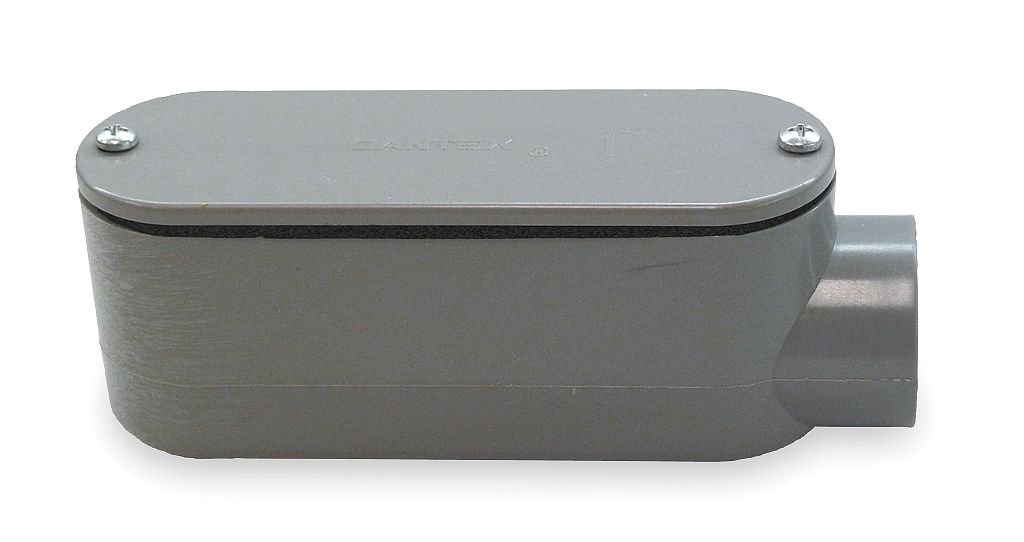 Cantex PVC Conduit Outlet Body - Electrical Wiring Access Fitting for Outdoor & Indoor Use - Perfect for Home, Garage, and Industrial Electrical Installations