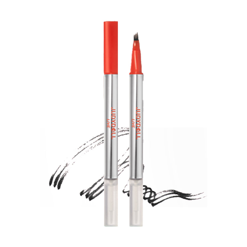 Judydoll Orange Label 2-in-1 Waterproof Eyebrow Pencil & Brush - Long Lasting Natural Brow Makeup for Daily Use & Special Occasions