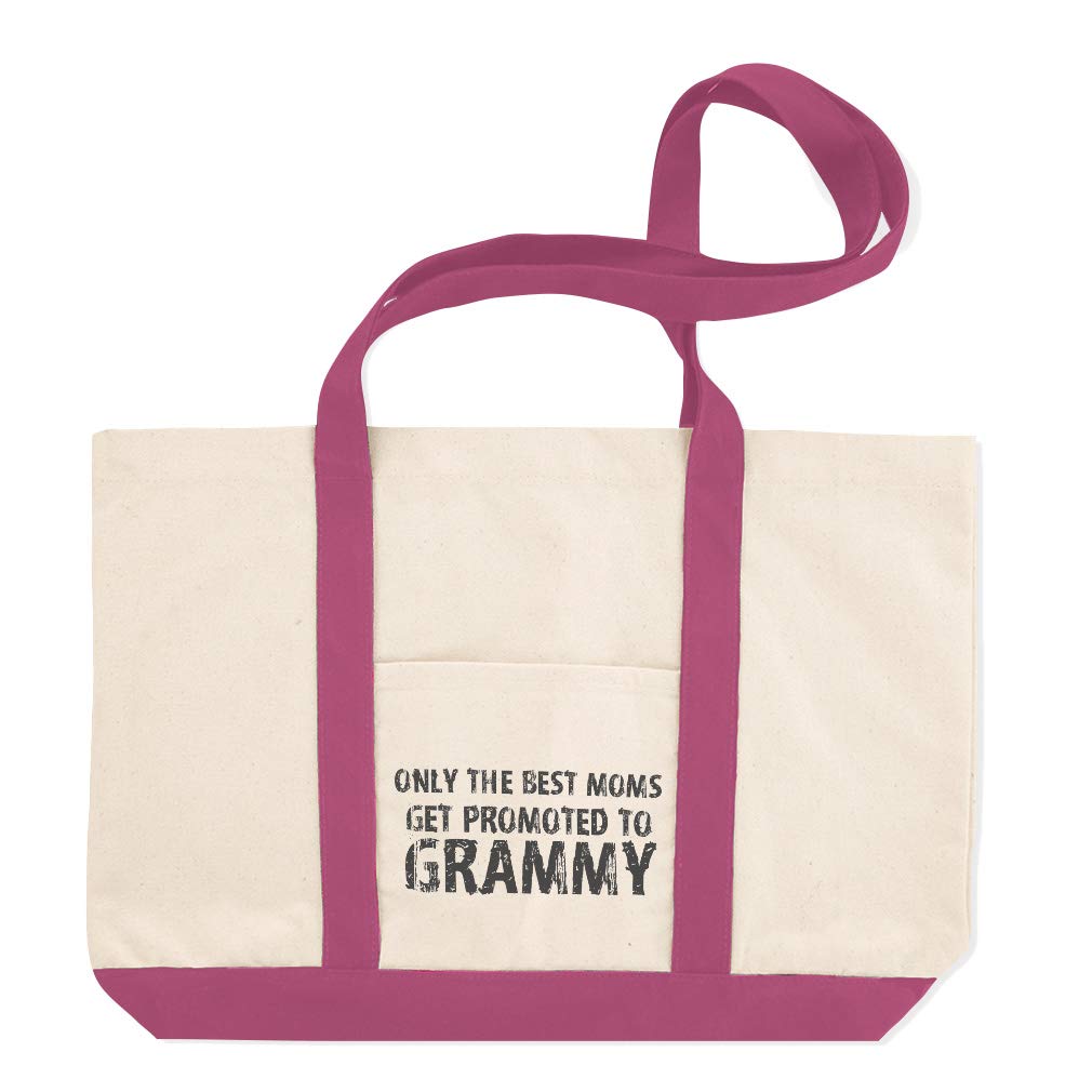 Premium Canvas Shopping Tote Bag - Best Gift for Moms, Grammy, Family & Friends - Women's Reusable Beach Bag for Groceries, Travel, and Daily Use