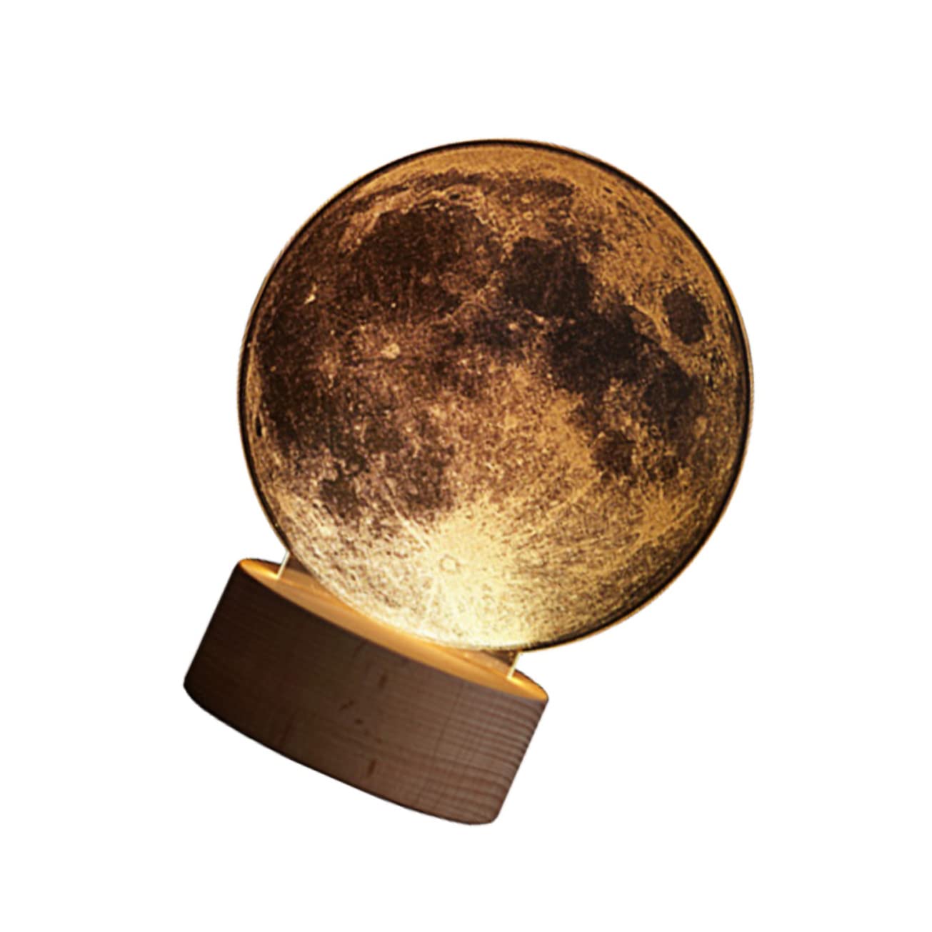 OSALADI 3D LED Night Light - Dandelion Moon Nightlight with Touch Control, Decorative Bedside Lamp for Bedroom, Kids Room, Nursery | Perfect for Nighttime Reading, Relaxation & Safe Navigation