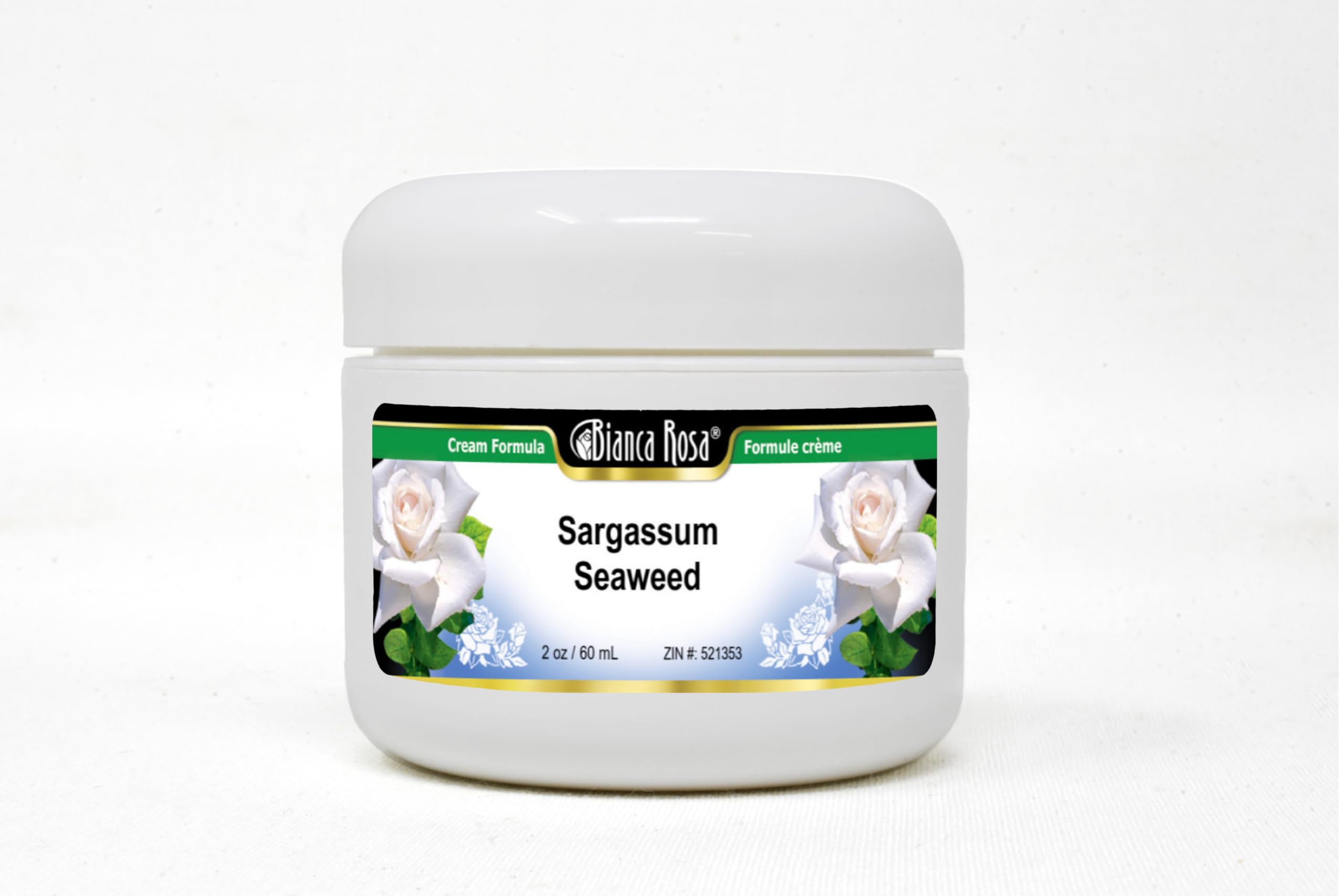 Organic Sargassum Seaweed Cream for Skin Care - 2 oz (3 Pack) - Hydrating, Anti-Aging & Soothing Face Moisturizer - Perfect for Dry, Sensitive Skin & Daily Skincare Routine
