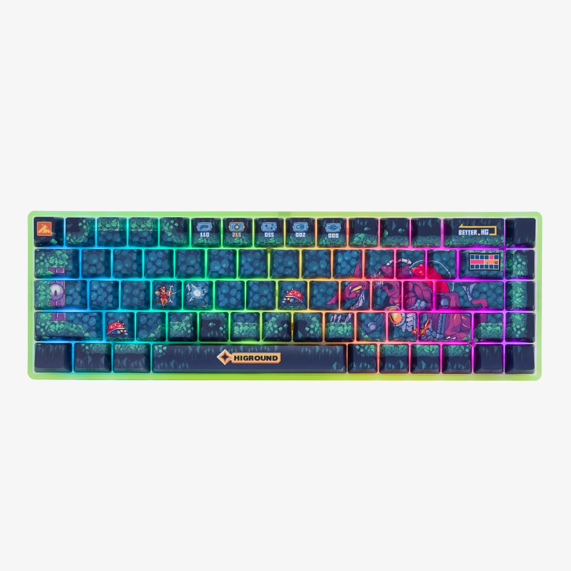Higround 3 Basecamp 65+ Mechanical Gaming Keyboard - RGB Backlit, Hot-Swappable Switches for PC/Mac - Perfect for Esports, Streaming & Office Work