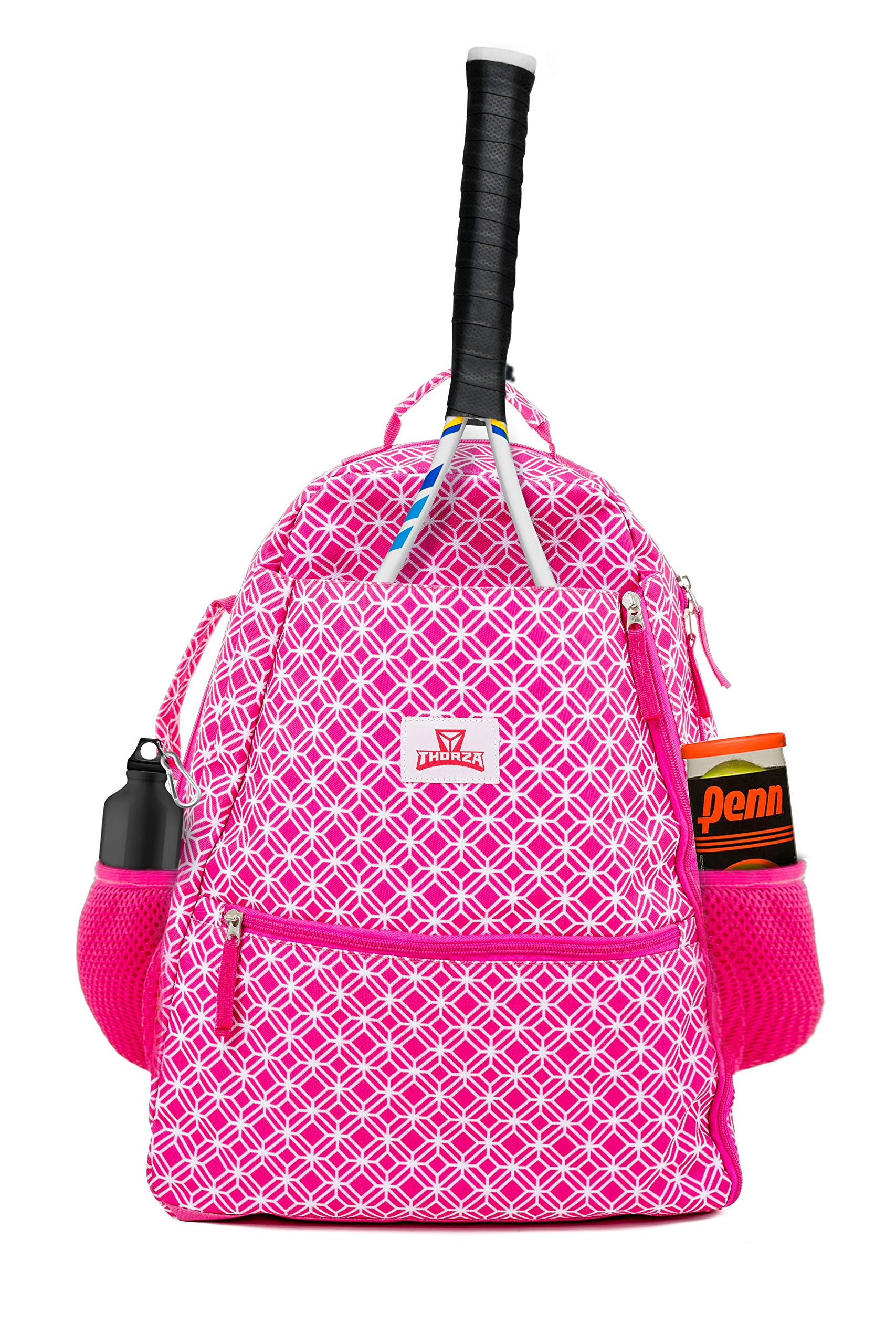 Premium Women's Tennis Backpack - Lightweight & Durable Tennis Bag Holds 2 Rackets, Balls & Sports Accessories - Perfect for Tennis Players & Athletes - Ideal for Court, Training & Travel Use