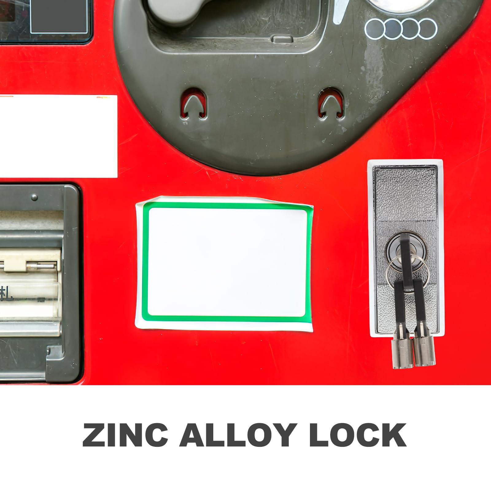 Angoily Automatic Vending Machine Lock with T-Handle - Secure Replacement Lock & Key for Snack, Candy, and Drink Vending Machines - Ideal for Retail, Office, and Public Spaces