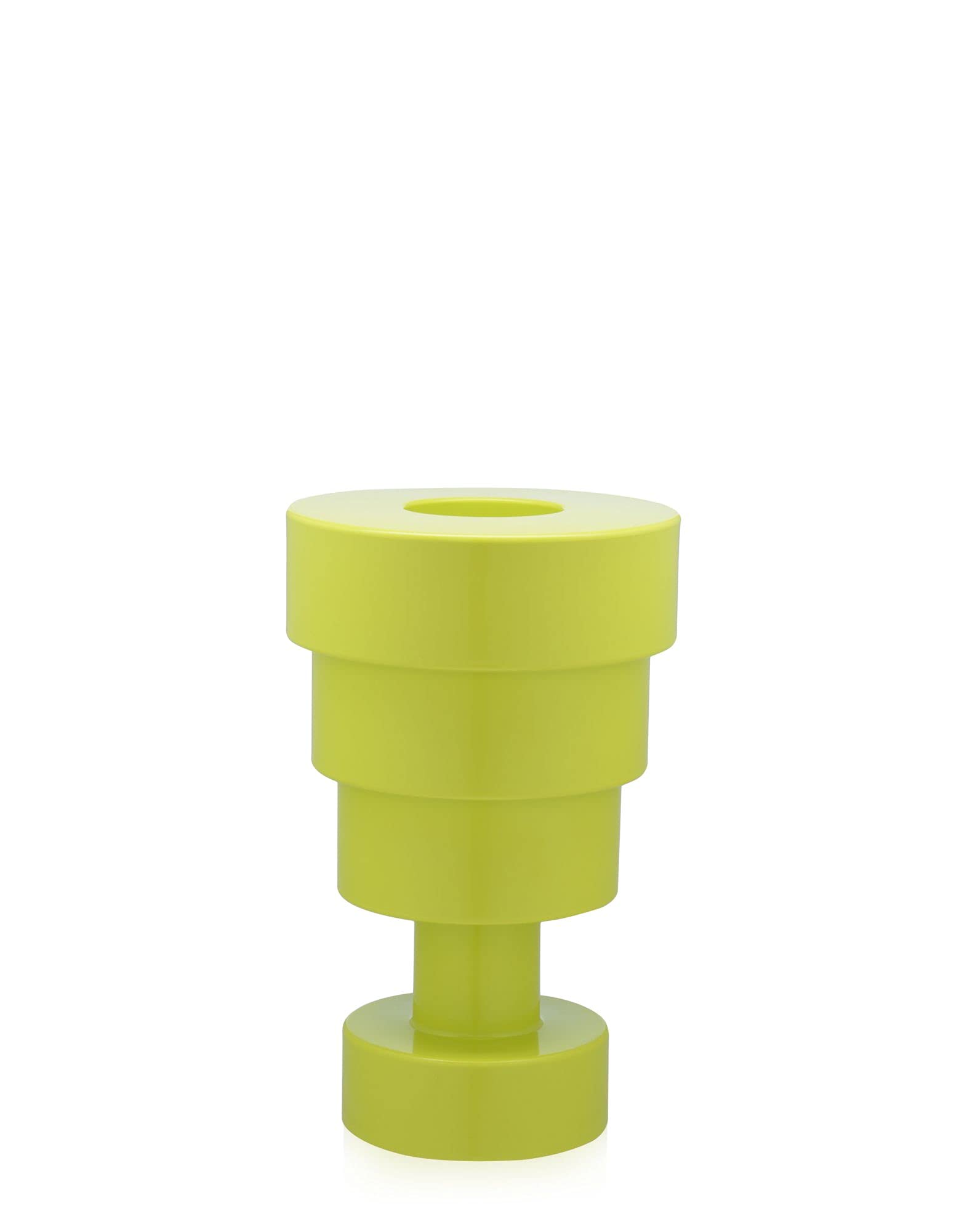 Kartell Calice 0885112 Modern Green Plastic Chair - Stylish Home & Office Seating for Living Room, Dining Area, or Workspace