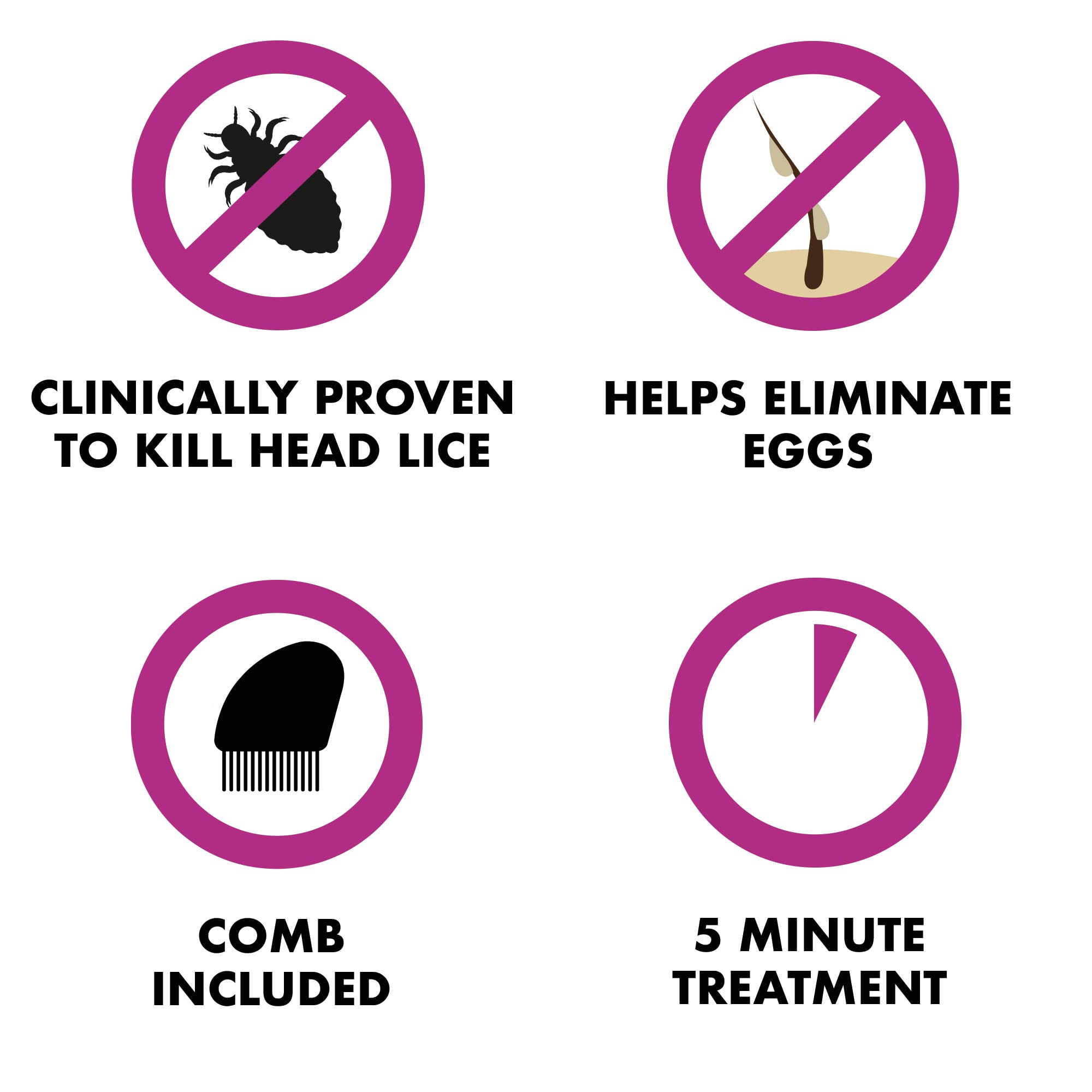 Full Marks 100ml Lice Treatment Solution with Scalp Comb - Clinically Proven 5-Minute Head Lice Prevention & Egg Removal for Kids & Adults - Perfect for Home Use, Schools & Travel
