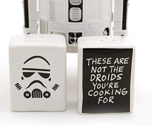 Premium Stainless Steel Trooper Salt and Pepper Shakers Set - Durable & Leak-Proof for Kitchen, Dining Table, BBQ, Camping & Gift Giving