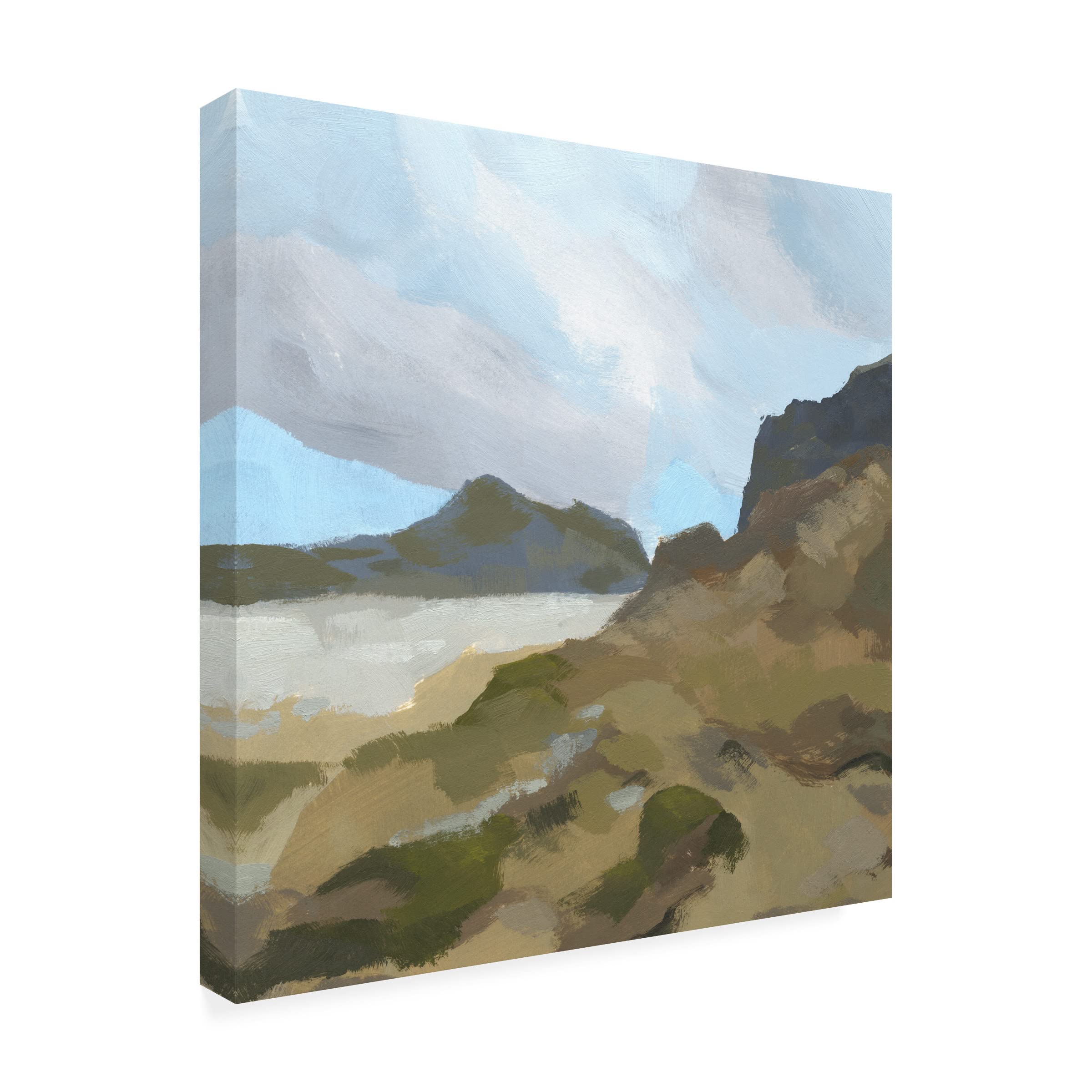 Jacob Green 'Mossy Cove I' Canvas Wall Art Print - Nature Landscape Painting for Living Room, Bedroom & Office Decor | Trademark Fine Art Collection