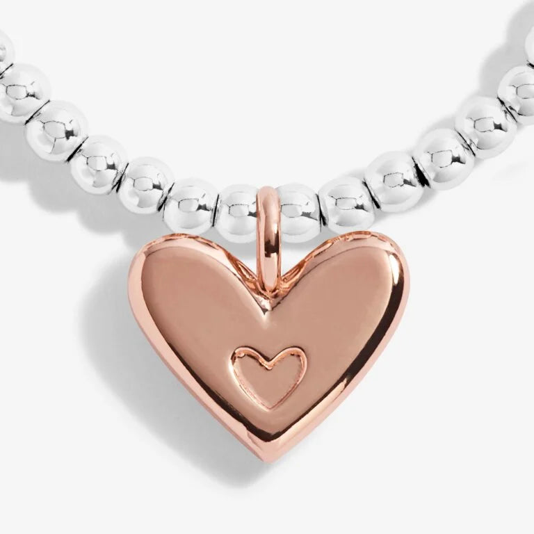 Joma Jewellery - Matching Mother Daughter Jewelry Set for Kids | Heart Pendant Necklace & Bracelet Gift for Girls | Perfect for Birthdays, Holidays & Special Occasions