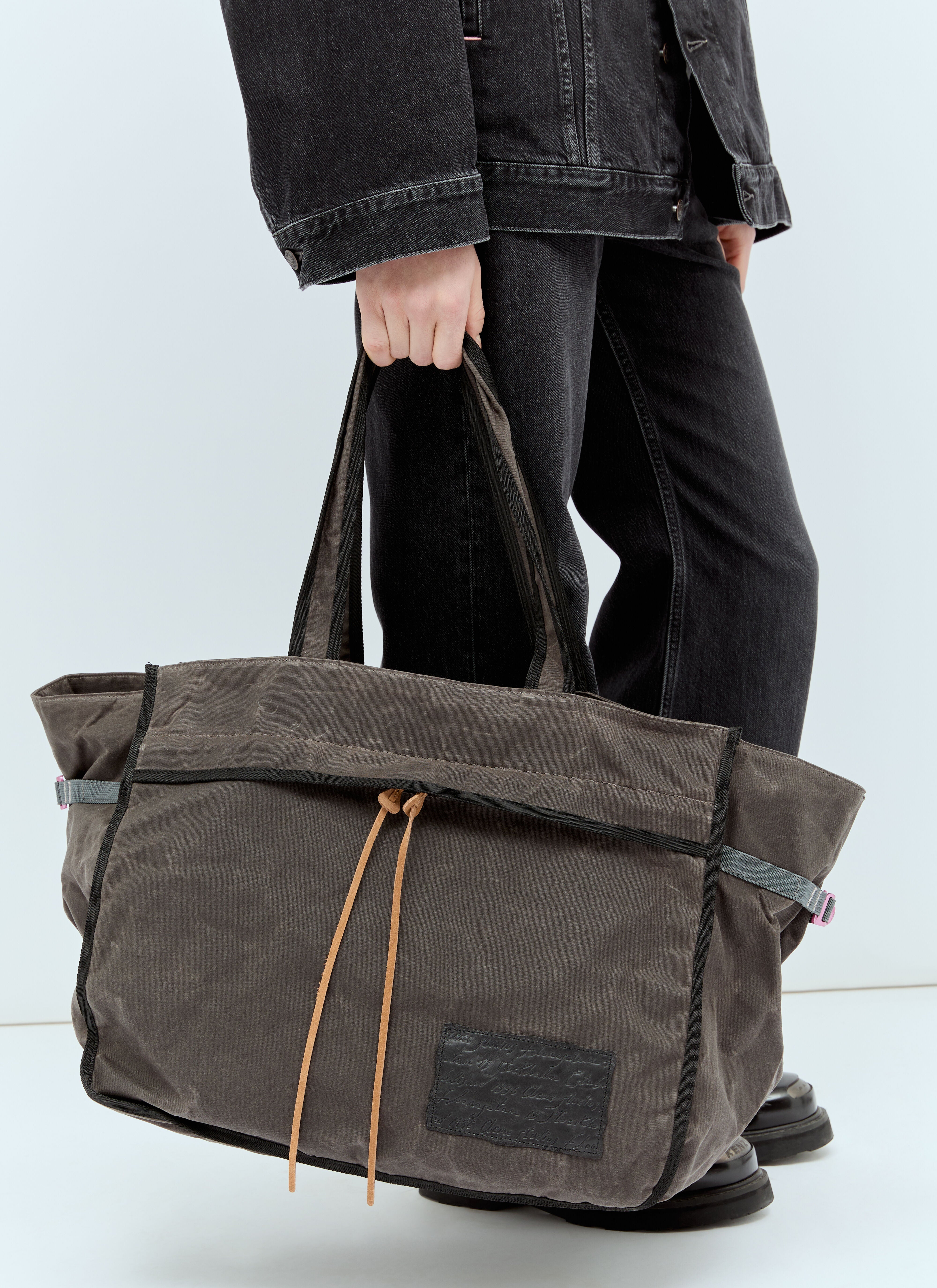 Acne Studios Men's Canvas Tote Bag - Stylish & Durable Designer Carryall for Work, Gym & Travel Essentials