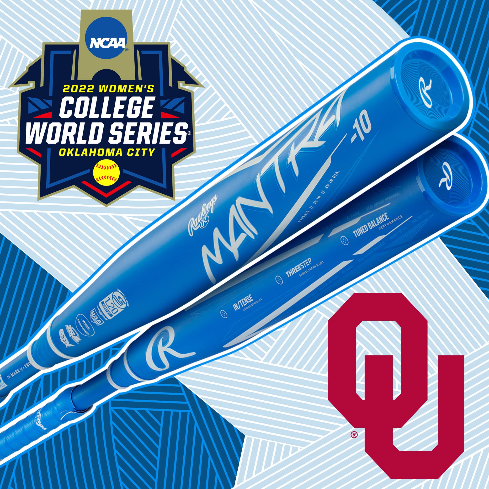 Rawlings Mantra 2.0 Fastpitch Softball Bat -11/-10/-9 Drop | 2-Piece Composite Construction | ASA & USSSA Approved for All Fields | Youth & Adult Sizes | Perfect for Competitive Games & Training Sessions