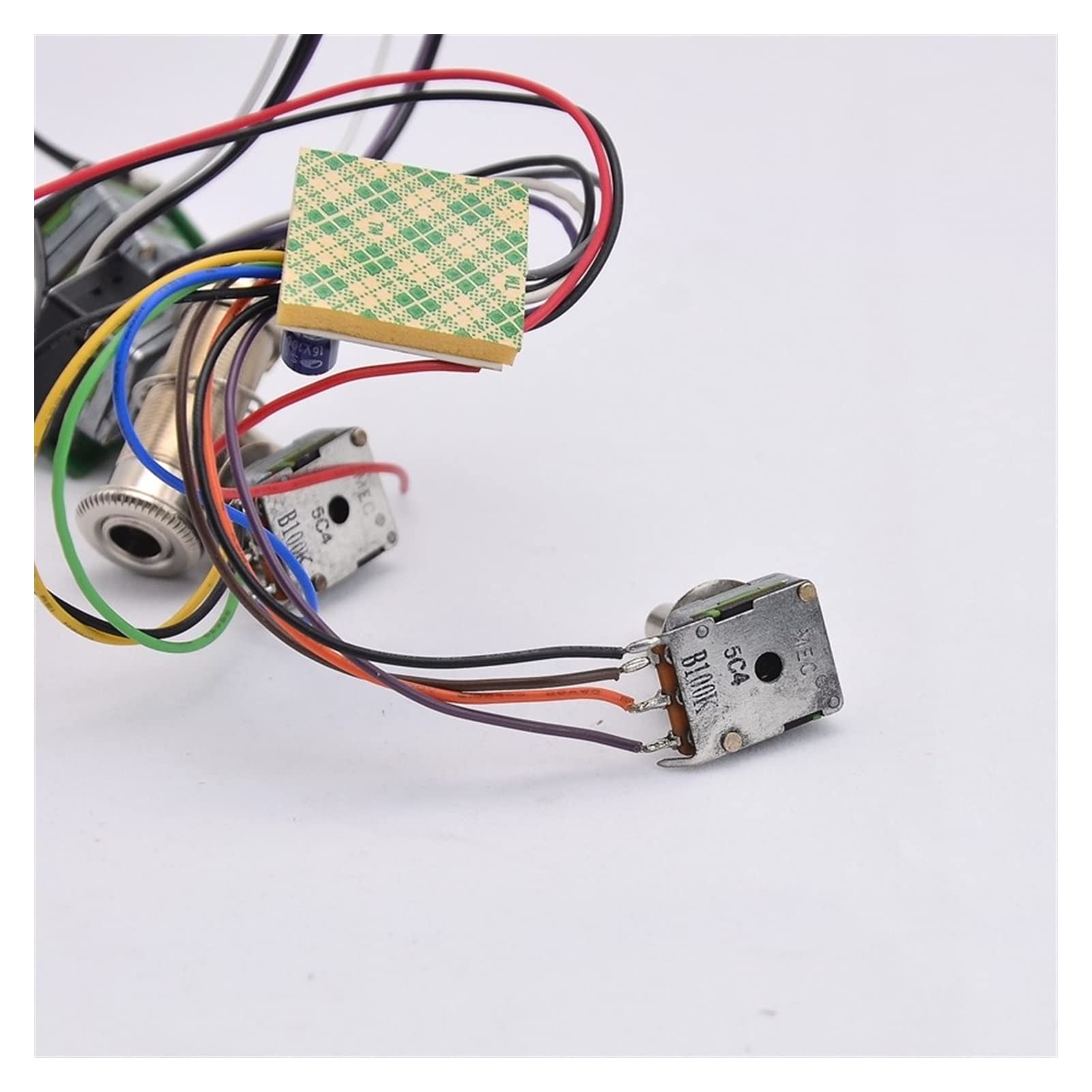 Active 2 Band EQ Preamp Circuit Wiring Harness for Electric Guitar & Bass - Upgrade Your Sound for Studio Recording & Live Performances
