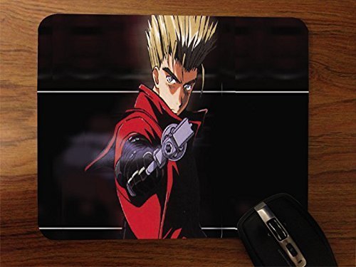 Trigun VASH The Stampede Anime Gaming Mouse Pad - Non-Slip Rubber Base for PC, Laptop, Office & Home Use - Perfect for Anime Fans & Gamers