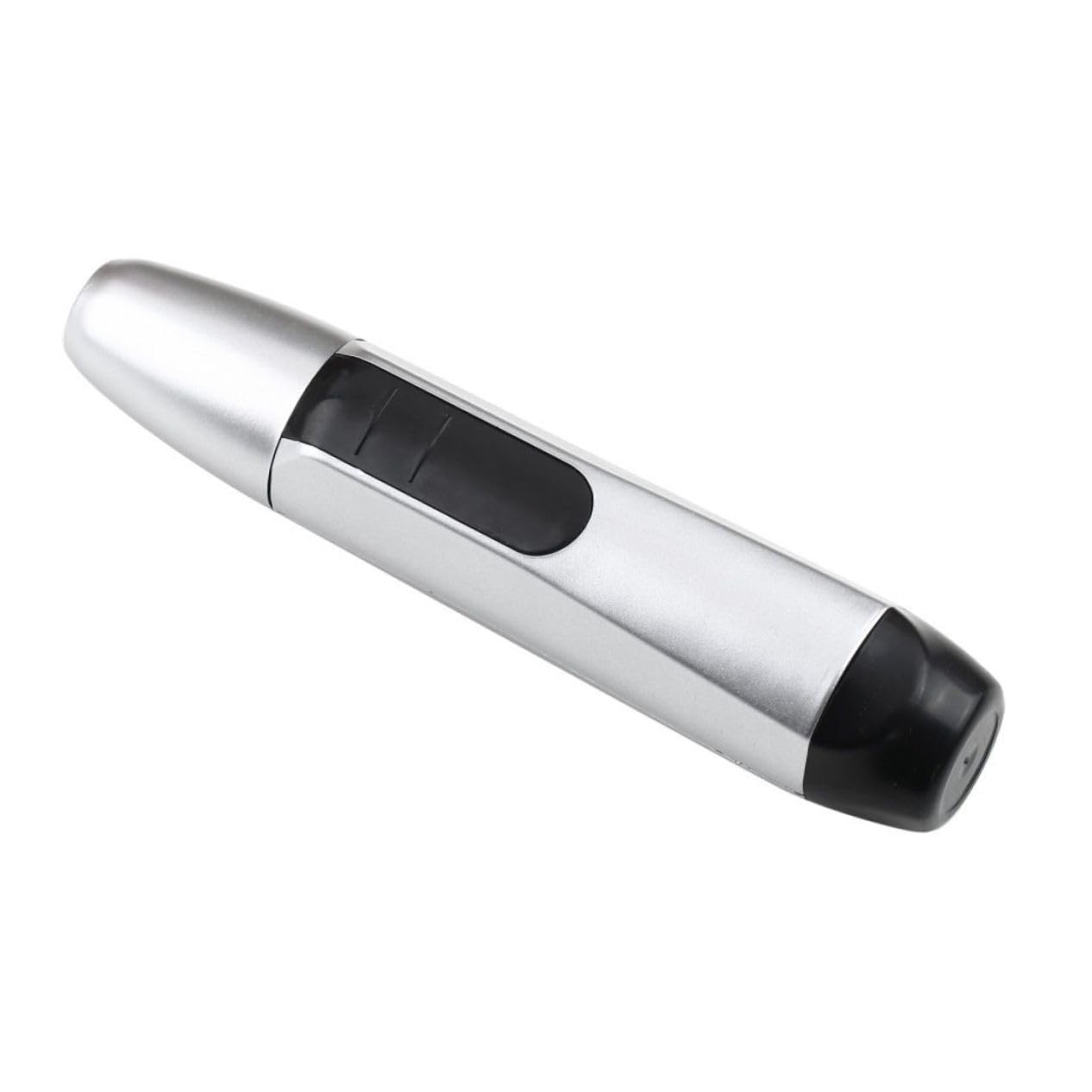Professional Electric Hair Shaver for Men - Rechargeable Cordless Razor with Precision Blades for Face, Head, Nose & Ear Trimming - Silver | Perfect for Travel, Home & Gym Use