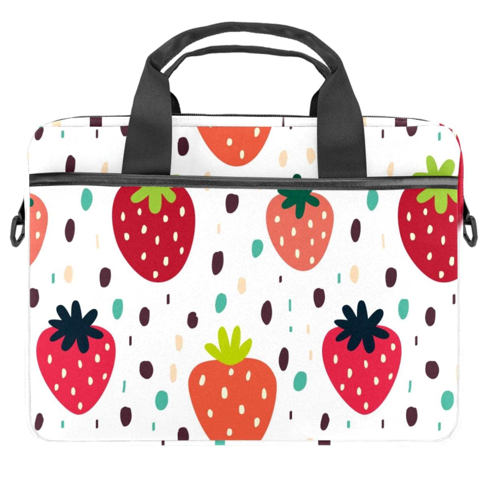 Stylish Unisex Laptop Messenger Bag - Waterproof 14 Inch Computer Shoulder Bag for Women & Men (Floral & Whale Designs) - Perfect for Work, Travel & School Commute