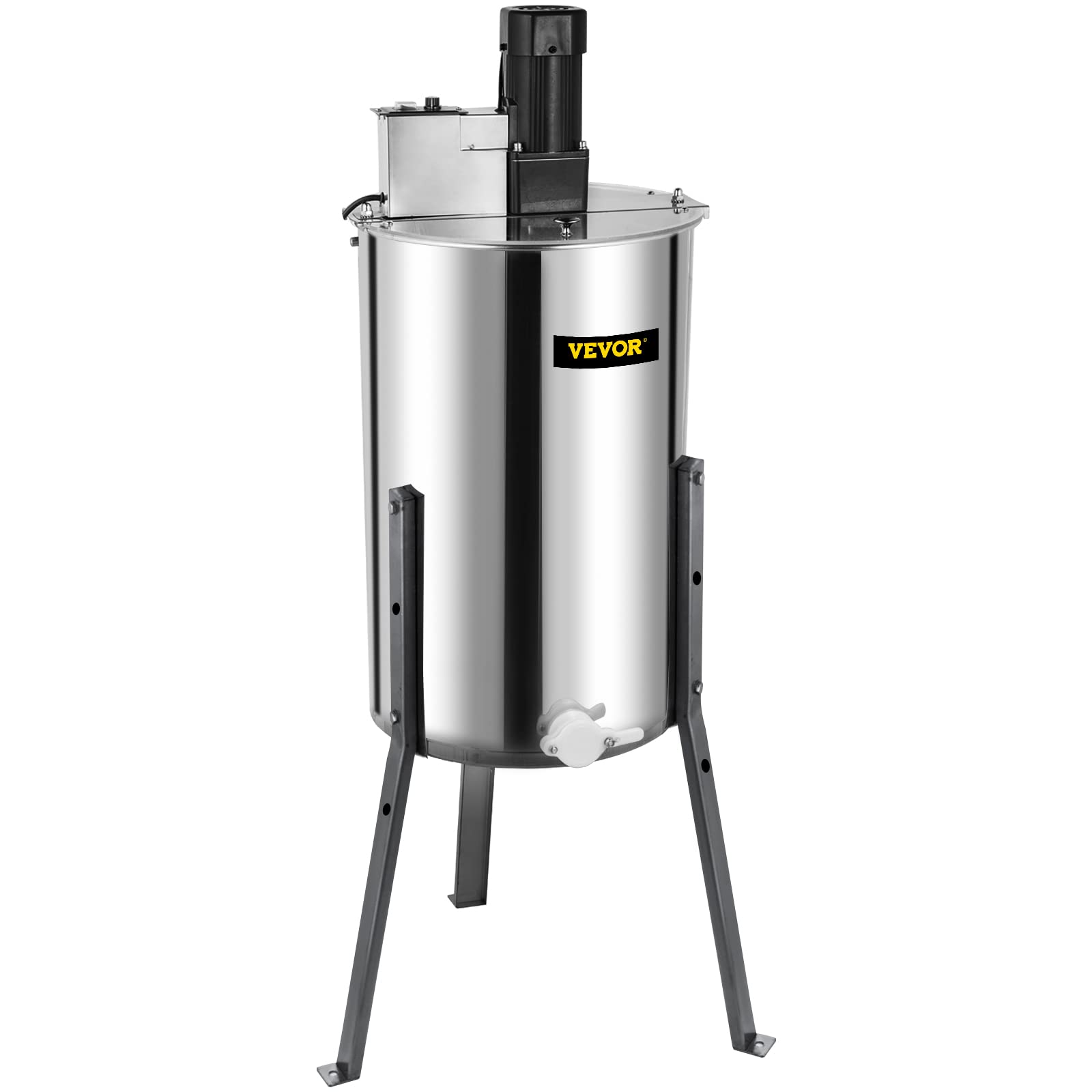 BestEquip 3 Frame Electric Honey Extractor - Stainless Steel Bee Honey Spinner with Stand - Professional Beekeeping Equipment for Home & Commercial Use - Perfect for Harvesting, Filtering & Bottling Honey