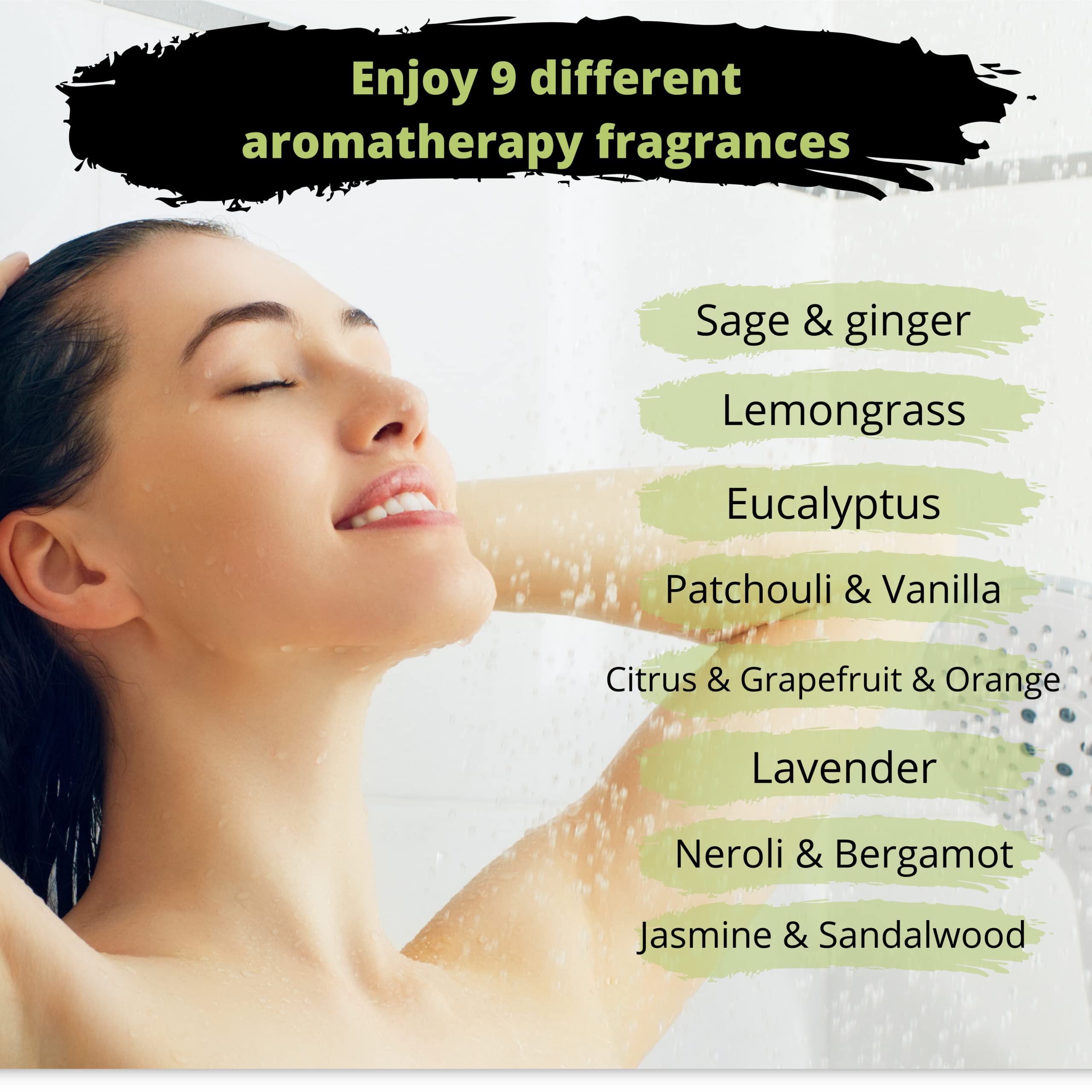 Relaxing Aromatherapy Shower Steamers Variety Pack - 9 Essential Oil Infused Bath Bombs (2 Sets) for Stress Relief & Spa Experience at Home