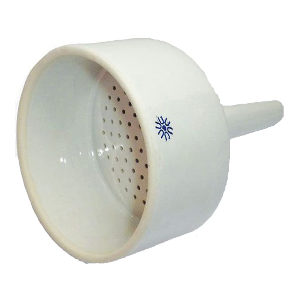 United Scientific Supplies JBF100 Buchner Funnel - 100ml Lab Filtration, 55mm Diameter, White Porcelain - Perfect for Chemistry Experiments & Laboratory Use