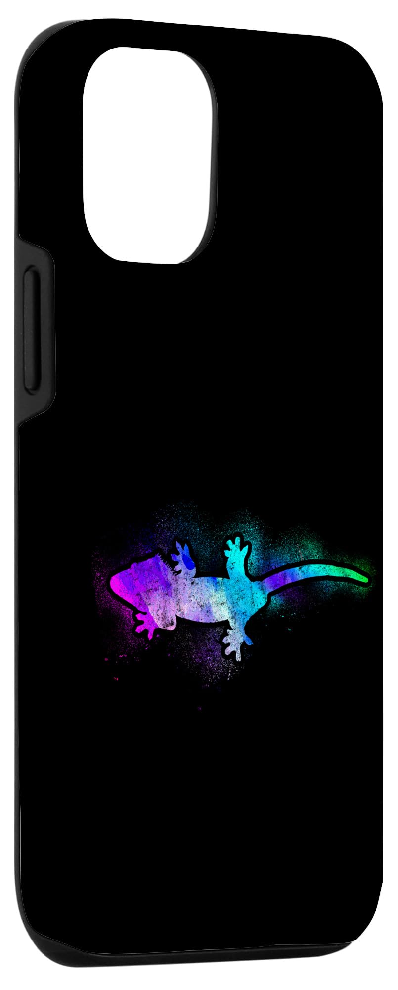 iPhone 12/12 Pro Case with Crested Gecko Watercolor Design - Slim Protective Cover for Daily Use, Outdoor Activities & Travel