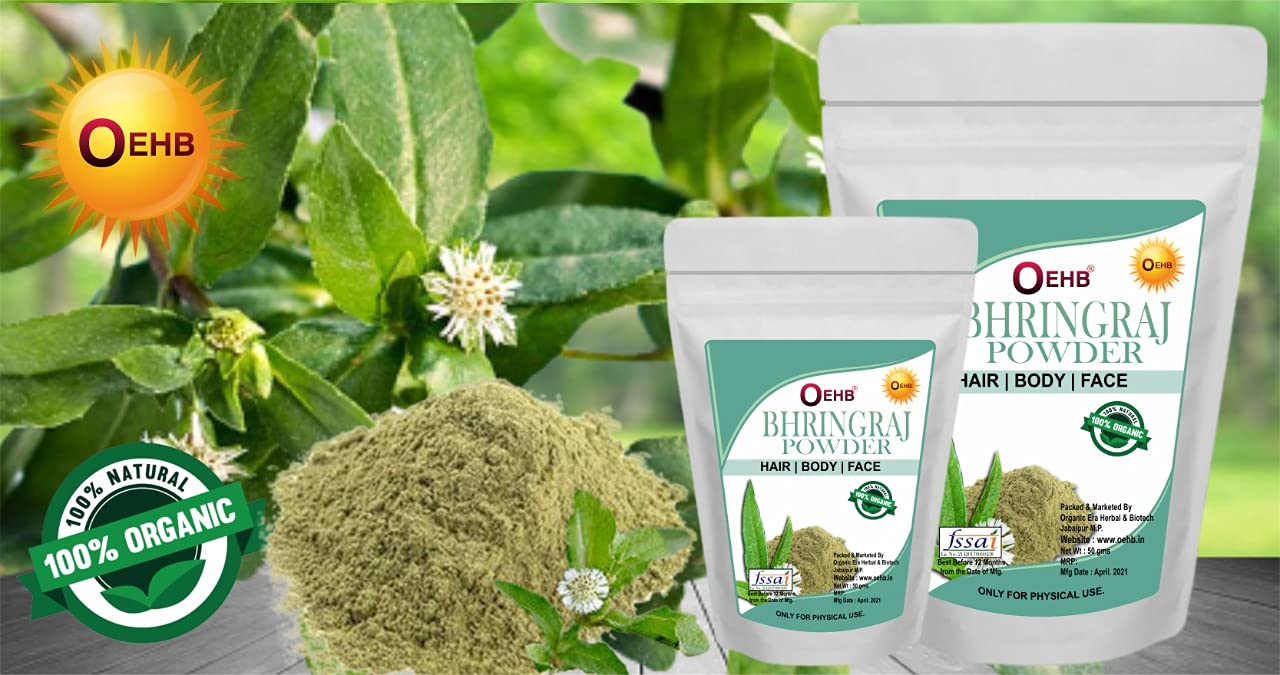 OEHB Amla, Reetha & Hibiscus Powder - 50g Each | Natural Hair Care for Shine & Growth | DIY Hair Masks & Scalp Treatments