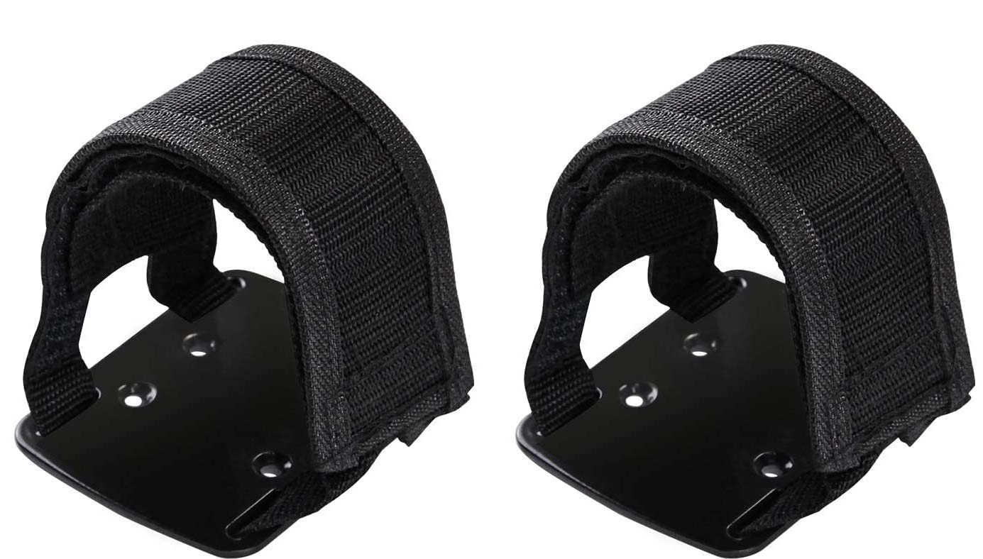 Peloton Bike Toe Cages & Clips - Compatible with Peloton Bike/Bike+ - Use Regular Sneakers - Secure Shoe Cage Pedal Converter for Indoor Cycling - Perfect for Home Workouts & Spinning Classes