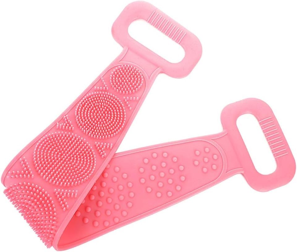 Exfoliating Silicone Bath Brush & Body Scrubber - 2 Pack for Deep Cleansing, Massage & Skin Renewal - Perfect for Shower, Spa & Exfoliation Routine