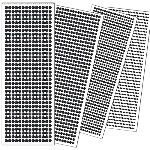 3090pcs-3/4/5/6mm-black