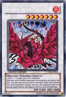 Black Rose Dragon Yu-Gi-Oh! Trading Card [CT05-EN003] - Rare Collectible Card for Duels & Tournaments