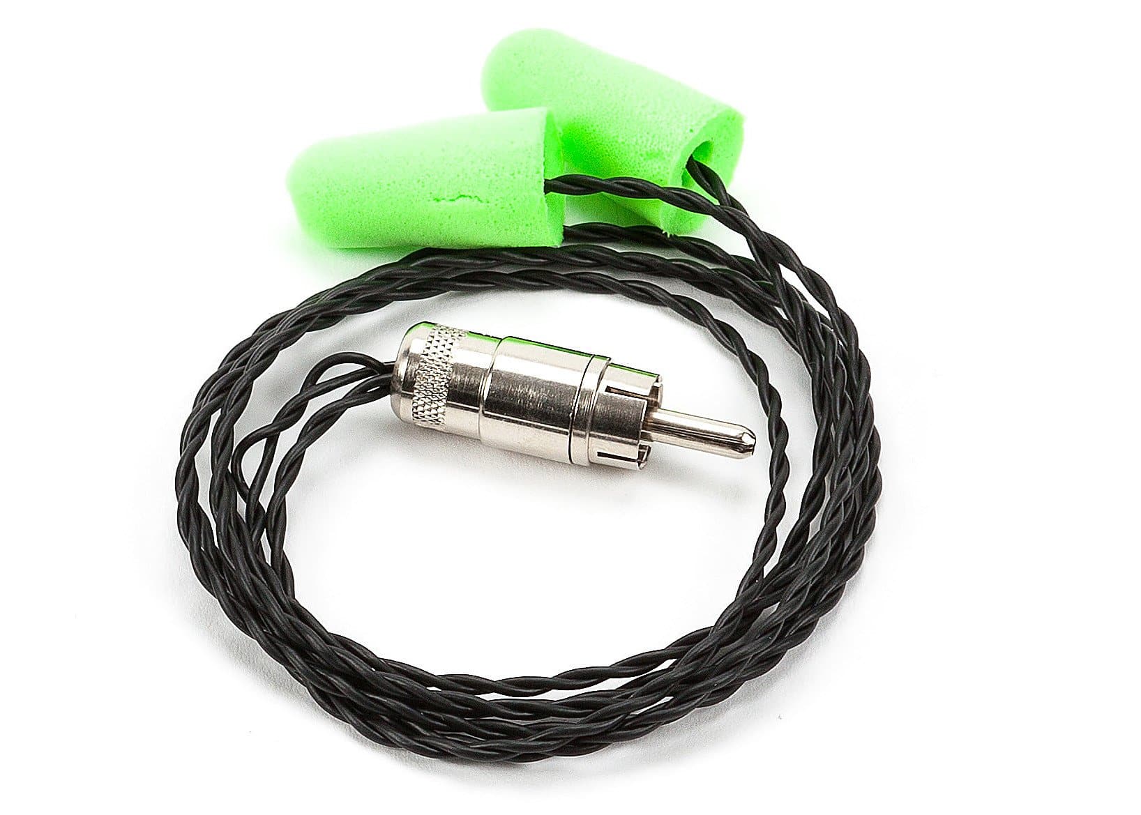 Foam Driver Earpiece (RCA) | 19mm Mono Headphone Replacement Parts for Studio Recording, Podcasting & Broadcasting Equipment
