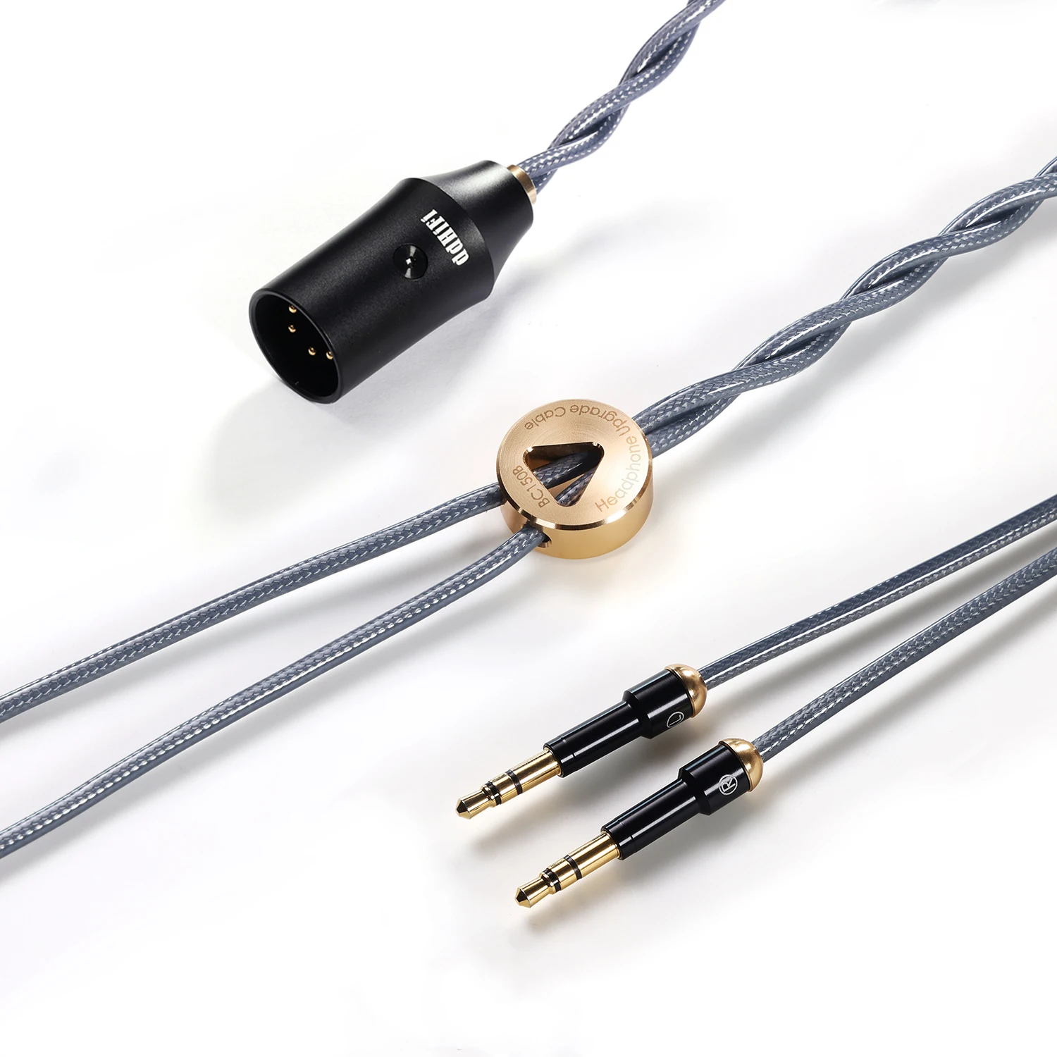 Premium DD ddHiFi BC150XLR 4-Pin XLR Balanced Silver Headphone Upgrade Cable for Audiophiles - Perfect for Studio Monitoring & High-End Audio Systems